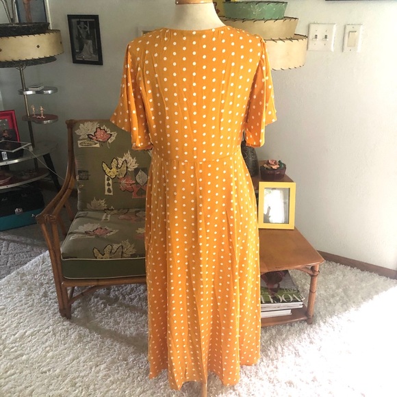 SOLD Retro Dress 1930s Style Polka Dot Pinup 30s - Picture 5 of 8
